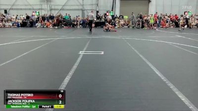 110 lbs Round 1 (4 Team) - Thomas Potsko, Mat Assassins vs Jackson Polifka, Mat Warriors Red