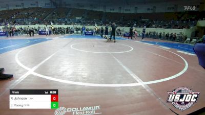 46 lbs Final - Rocky Johnson, Team Of Hard Knox vs Landon Young, Derby Wrestling Club