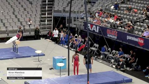 Kiran Mandava - Still Rings, Cypress Academy - 2021 US Championships