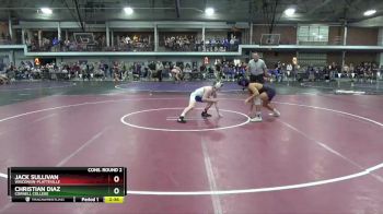 133 lbs Cons. Round 2 - Christian Diaz, Cornell College vs Jack Sullivan, Wisconsin-Platteville