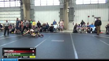 140 lbs Round 3 (8 Team) - Arthur Konschak, Diamond Fish vs Max Cable, East Coast Elite