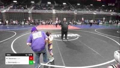 50 lbs Consolation - Easton DeLaCruz, Scottsbluff WC vs Nash Bowker, Thermopolis WC