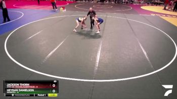 85 lbs Finals (8 Team) - Jackson Thorn, STMA (St. Michael/Albertville) vs Heydan Danielson, Minneota