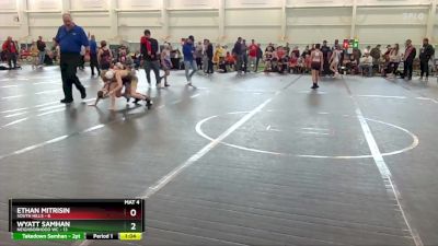 64 lbs Finals (8 Team) - Wyatt Samhan, Neighborhood WC vs Ethan Mitrisin, South Hills