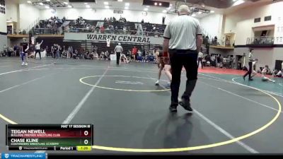 113 lbs Quarterfinal - Teigan Newell, Bulldog Premier Wrestling Club vs Chase Kline, Contenders Wrestling Academy