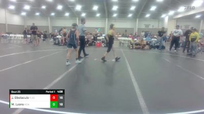 96 lbs Round 5 (10 Team) - Joey Obstaculo, Florida Scorpions vs Mason Lyons, River City Wrestling