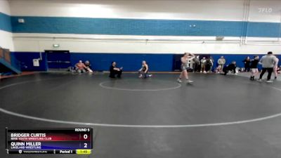 110 lbs Round 5 - Quinn Miller, Lakeland Wrestling vs Bridger Curtis, Ririe Youth Wrestling Club