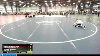 110 lbs Rd# 9- 2:15pm Saturday Final Pool - Trevor Anderson, Agression Legionaries vs Teigan Newell, M2TC Blue