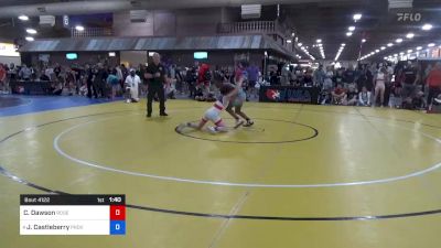 48 kg Rnd Of 16 - Carter Dawson, Roseburg Mat Club /Umpqua Valley Wrestling Associaction vs Jamiel Castleberry, Proviso Township Gladiators Wrestling Club