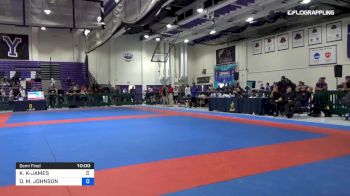 KEENAN KAI-JAMES CORNELIUS vs DEVHONTE M. JOHNSON 2019 Pan IBJJF Jiu-Jitsu No-Gi Championship