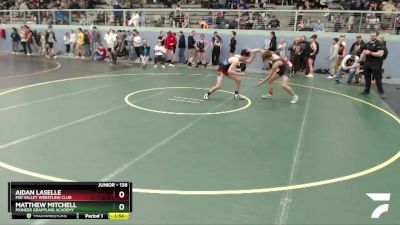 138 lbs X Bracket - Aidan LaSelle, Mid Valley Wrestling Club vs Matthew Mitchell, Pioneer Grappling Academy