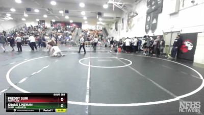 157 lbs Cons. Round 5 - Freddy Suri, Montclair vs Shane Linehan, Santa Margarita