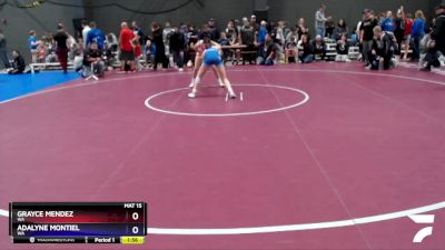 112 lbs Quarterfinal - Grayce Mendez, WA vs Adalyne Montiel, WA