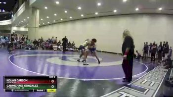 170 lbs Placement (16 Team) - Carmichael Gonzalez, FL Young Guns vs Nolan Carson, S.E.O. Blue