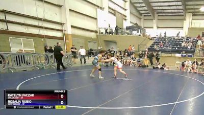 115 lbs Round 2 (10 Team) - Katelyn Faczak, Colorado vs Rosalia Rubio, New Mexico