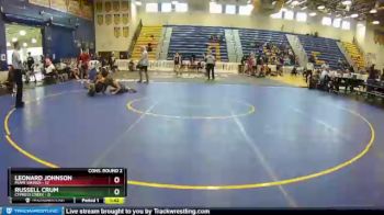 120 lbs Semis & Wb (16 Team) - Russell Crum, Cypress Creek vs Leonard Johnson, Miami Vikings