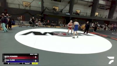 175 lbs Semifinal - Roth Powers, AK vs Ryan Clink, CA