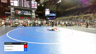 132 lbs Cons 32 #2 - Janessa O'Connell, Washington vs Sienna Sanborn, Ohio