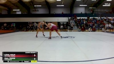 197 lbs Champ. Round 2 - Loyal Holm, Southern Virginia vs Paul Parise, Muhlenberg