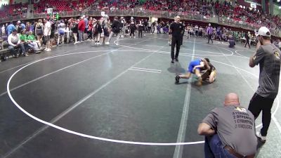 82 lbs Cons. Round 3 - Isabela Zapata, AWC Nebraska vs Jasmine Lech, Fremont Wrestling Club