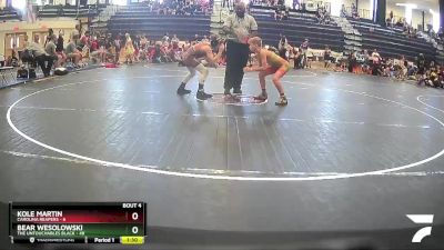 90 lbs Round 2 (6 Team) - Bear Wesolowski, The Untouchables Black vs Kole Martin, Carolina Reapers