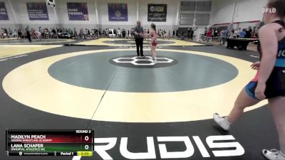 135 lbs Round 3 - Madilyn Peach, Askren Wrestling Academy vs Lana Schafer, Immortal Athletics WC