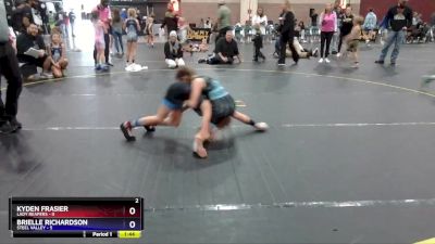 3 lbs Finals (2 Team) - Kyden Frasier, Lady Reapers vs Brielle Richardson, Steel Valley