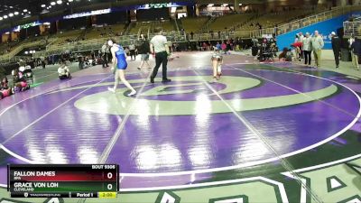 105 lbs Quarterfinal - Fallon Dames, RPA vs Grace Von Loh, Cleveland