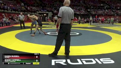 D3-144 lbs Champ. Round 1 - Boede Campbell, Legacy Christian vs Kaden Russell, Dalton