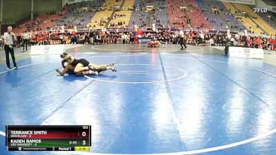 133 lbs Round 1 (16 Team) - Terrance Smith, Graceland vs Kaden Ramos, Life University