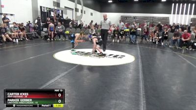 75 lbs Round 2 (8 Team) - Carter Ickes, Heat Lightning vs Parker Gerber, LAW/Crass Wrestling(WI)