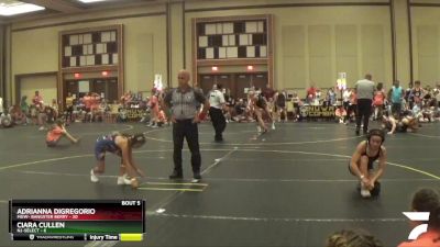 98 lbs Round 3 (4 Team) - Adrianna DiGregorio, MGW- Bangster Berry vs Ciara Cullen, NJ-Select