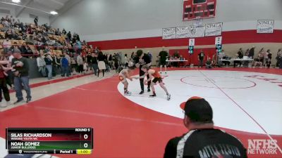 58-61 lbs Round 5 - Noah Gomez, Junior Bulldogs vs Silas Richardson, Wiggins Youth WC