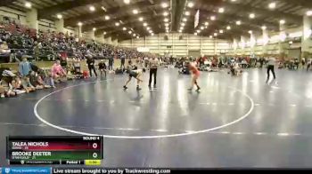 110 lbs Round 4 (6 Team) - Brooke Deeter, Utah Gold vs Talea Nichols, Idaho