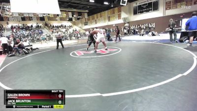 285 lbs Cons. Round 3 - Galen Brown, Etiwanda vs Jack Brunton, Del Oro