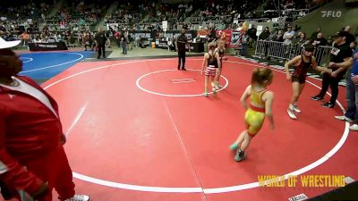 64 lbs Consi Of 8 #2 - Hailey Mintz, Steel Valley Renegades vs Kaygan Walton, Tironook Wrestling