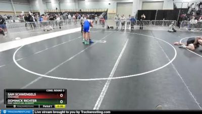 190 lbs Cons. Round 3 - Dominick Richter, MWC Wrestling Academy vs Sam Schwengels, Wisconsin