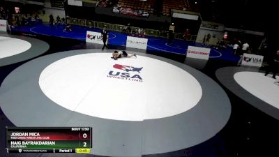 108 lbs 3rd Place Match - Jordan Mica, Mad Dawg Wrestling Club vs Haig Bayrakdarian, California