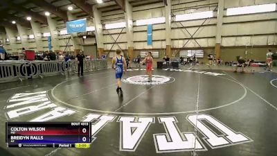 106 lbs Cons. Round 4 - Colton Wilson, MO vs Breidyn Ralls, AZ