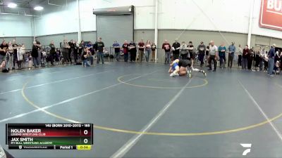 165 lbs Semifinal - Nolen Baker, Legend Wrestling Club vs Jax Smith, Pit Bull Wrestling Academy