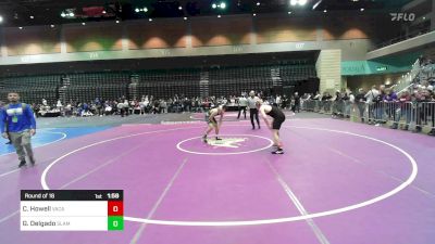 157 lbs Round Of 16 - Carson Howell, Vacaville vs Gabriel Delgado, Slam Academy