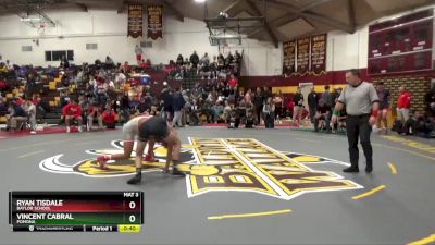 150 lbs Cons. Round 2 - Ryan Tisdale, Baylor School vs Vincent Cabral, Pomona