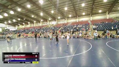 105 lbs Round 4 (6 Team) - Sawyer Greenstreet, Oregon vs JAHRYZEN PAGARAGAN, Nevada