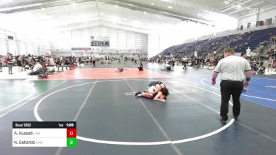 130 lbs Semifinal - Aj Russell, Lions WC vs Nikolas Gallardo, Aniciete Training Club