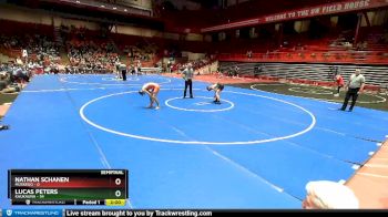 126 lbs D1 - Semi-finals (fri 7:30pm.) - Lucas Peters, Kaukauna vs Nathan Schanen, Muskego