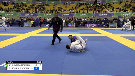 KALLEBY OLIVEIRA MORAES RAMOS vs SHAI IFTAR A. G. ESQUILIN 2024 Brasileiro Jiu-Jitsu IBJJF