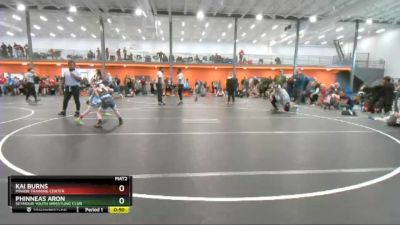 46/49 Semifinal - Phinneas Aron, Seymour Youth Wrestling Club vs Kai Burns, Minion Training Center