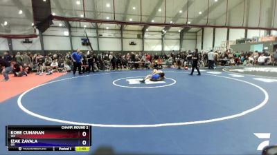 138 lbs Champ. Round 2 - Kobe Cunanan, WA vs Izak Zavala, OR