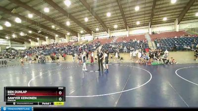 112 lbs Champ. Round 1 - Sawyer Keinonen, Oregon vs Ben Dunlap, Alaska