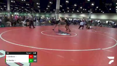 190 lbs Round 4 (8 Team) - Izabella Cordova, Sunbear Wrestling vs Autumn Ownby, Montana Silver